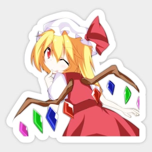 Flandre Scarlet Tehe~ Sticker